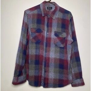 Y2K Matix Button Shirt Men's Large Plaid Flannel L Skate Skateboarding